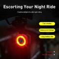 New Usb Rechargeable Bike Tail Light highlight night riding lamp Cycling tail lights bicycle brake light Bicycle Accessories Hot