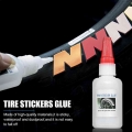 Car Waterproof Tire 3D Tire Sticker Glue Letter Sticky Stickers Special Glue Tire Sticker Glue Rubber Dustproof Adhesive|Fillers