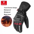 Waterproof Motorcycle Gloves Winter Warm Invierno Windproof Reflective Antislip Touch Operate Long Riding Gloves Gant Moto Luvas