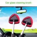 Telescopic Window Glass Cleaner Brush Kit Car Window Windshield Cleaning Wash Tool Inside Interior Auto Glass Wiper|Sponges, Clo