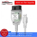 Obd2 Car Diagnostic Cable Mini Vci V16.20.023 For Toyota Obd2 Mini Vci J2534 Ftdi Ft232rl Tis Techstream Auto Cables Connectors