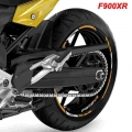 New Arrival!! For BMW F900XR f900xr Motorcycle Wheel LOGO Stickers Stripes Reflective stripe Waterproof Tire Decals Stickers Set