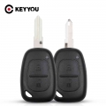 Keyyou 2 Button Car Key Shell Fob Case For Vauxhall Opel Vivaro For Renault Movano Trafic Renault Kangoo Uncut Ne73/vac102 Blade