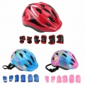 7 pcs/set Cycling Skating Skateboard Helmet Elbow Knee Wrist Pads Kids Children Bike Bicycle Roller Scooter Protective Set|Bicyc