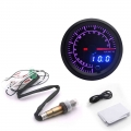 52mm 7 Colors LED Car Auto Air Fuel Ratio Gauge With Narrowband O2 Oxygen Sensor Car Gauge Fit for 12V Car OEM: 0258006028|Boost