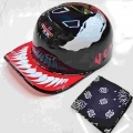 Motorcycle Venom Helmet Retro Baseball Cap Motorcycle Baseball Cap Accessories Vitange Duck Helmet Dot Casco Moto Motorbike Bq1