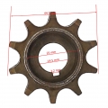 Front Sprocket Cog 415 Chain 10 Tooth Mini 49cc 50cc 80cc 2 - Ebikpro.com