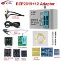 Newest Version Ezp2019 High-speed Usb Spi Programmer Ezp 2019 Support24 25 93 Eeprom 25 Flash Bios Chip Full Set With 12 Adapter