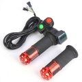 Electric Bike Voltage Display Throttle Universal LED Power Display Twist Throttle 12 99V Electric Scooter Accelerator|Electric B