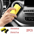 2PCS Car Wheel Brush Sponge Cleaning Tool Tire Wash Wipe Water Suction Sponge Pad Wax Polishing Tyre Brushes Tools Car Wash|Spon