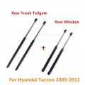 2/4pc Rear Trunk Tailgate Boot Rear Window Glass Gas Spring Shock Lift Strut Struts Support Bar Rod For Hyundai Tucson 2005-2012