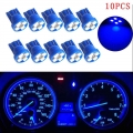 10 Pcs T10 Led Car Dashboard Light Instrument Automobile Door Wedge Gauge Reading Lamp Bulb Dc 12v Cob Smd Speedometer Lights -