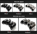 A Pair Muffler Tip Exhaust Tip Tail Pipe For 14-18 Porsche Macan 2019 Porsche Macan Exhaust Tips - Mufflers - ebikpro.com