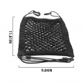 Nylon Motorcycle Luggage Net Hook Hold Bag Bike Scooter Mesh Fuel Tank Luggage Motorcycle Helmet Storage Trunk Bag 25x30cm|Motor