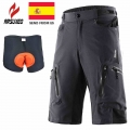 ARSUXEO Summer Men's Cycling Shorts Mountain Bike Downhill Shorts Loose Outdoor Sports Riding Road MTB Bicycle Short Trouser