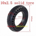 Size 10x2.50 Honeycomb Solid Tyre 10*2.5 Tubeless Tire,Thickened Double Honeycomb Wheel Tyre for Electric Scooter Skate Board|Ty