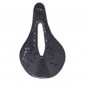 Bicycle Saddle Accessories Spring Black Easy Install Cushion Seat Carbon Fiber Hollowed Ultralight Mountain Road Bike Racing - B