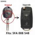 QCONTROL Car Remote Flip Key for SEAT ALHAMBRA/AROSA/CORDOBA/IBIZA/LEON/TOLEDO 5FA 008 548 with ID48 Chip 434MHz|key for|key for