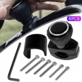 Steering Wheel Spinner Knob Universal Power Handle w/ 3 Different Length Screws for Cars Trucks Tractors Mowers Forklifts Black|