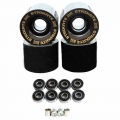 STRIKATE Durable 4Pcs/Set 60X45mm Skateboard Wheels with Bearing Gasket for Double Warp Action Skateboard Longboard|Skate Board|