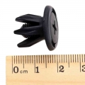 50pcs 10mm Black Car Truck Bumper Fender Rivet Clips Auto Fastener Retainer Plastic Rivet Clips Accessories - Lift