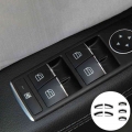 For Mercedes-benz E W212 C W204 Glk X204 Ml Gl W166 X166 Latest Car Sticker 7pcs/set Door Lift Button Stickers Button Sticker -