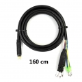 9 Pins Ebike Extension Line 60/130/160cm Ebike Motor Cable For Electric Bike Motor With Hall Sensor E-bike Accessories Bicicleta