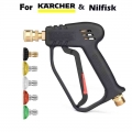 High Pressure Cleaning Gun car washer For Karcher 4000PSI with 5 Quick Connect Nozzle Kit Cleaning Water Gun for Car Cleaning|Wa