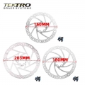 Tektro Bike Rotor 160/180/203mm Mountain Bicycle Hydraulic Disc Brake Rotors For Mtb Road Foldable Cycling Bicycle Brake Disc -