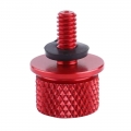 1Pc Seat Bolt Thread Motorcycle Aluminum Rear Seat Bolt Screw Seat Screw Seat Bolt Screw 1/4"(6mm) Universal Red Hot|motor