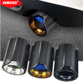 genuine SUMSOO 1PCS fit for M2 F87 M3 F80 M4 F82 F83 exhaust modified Suitable cars carbon fiber tail Muffler pipe tips|Muffl