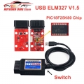 USB ELM327 V1.5 Swith PIC18F25K80 Chip Auto Code Reader ELM 327 CAN /MS CAN For Forscan OBD2 Diagnostic Tool Scanner|Code Reader