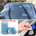 10pcs(40L) Water Car Window Windshield Glass Cleaner Solid Compact Effervescent Tablet Detergent Car Beauty Tool Car Accessories