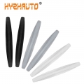 Hyzhauto 2pcs Car Accessories Front/rear Bumper Guard Auto Corner Anti-collision Protector Strips Trim Bar Black White Gray - St