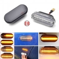 2pieces Led Dynamic Side Marker Turn Signal Light For Volkswagen VW Bora Golf 3 4 Passat 3BG Polo SB6 SEAT Ibiza Leon Skoda Ford