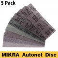 5PCS 198*70mm Mesh Dust free Anti blocking Dry Hook&Loop Sanding Discs Abrasive Sandpaper 80#120#180#240# Car Decorate Paper