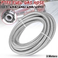 High Pressure 3 Meters AN4 AN12 Stainless Steel Car Fuel Hose End Oil Hose Tube Braided Gas Line Turbo Oil Cooler Pipe Universal