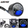 Motorcycle Panel Speedometer Night vision Dial Odometer Universal LED Multi function Digital Indicator Tachometer Fuel Meter|