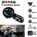 ZRACE TT Handlebar Computer mount Black, Out front Mount Holder for iGPSPORT Garmin Bryton GoPro CATEYE Camera|Bicycle Compute