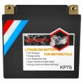 KP7S 12V 4Ah Motorcycle LiFePO4 Starter Battery CCA 260A Built in BMS Lithium Motorbike Battery 12V Replace YTZ7S YTZ7S BS CTZ7S