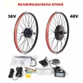 MTB Ebike conversion kit 36V 250W 350W 500W 48V 1000W 1500W hub motor rear wheel 135 142mm front dropout 100mm electric bike kit