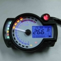 Universal Motorcycle Meter Multifunction LCD digita Tachometer Odometer 15000rpm Adjustable MAX 299KM/H KOSO RX2N Similar|koso