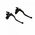 Pair Motorcycle Brake Clutch Levers Black Fits For Honda CG 125 Aluminum Alloy Motorbike Brake & Clutch Lever Cable Front Br