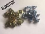 100pcs/set M5 Screws Fastener Body U Clips Honda Plastic Vw - ebikpro.com