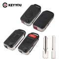 KEYYOU Flip Folding Car Case Remote Key Shell For Mercedes Benz SLK E113 A C E S W168 W202 W203 HU64 Blade 1/2/3/4 Button|Car Ke