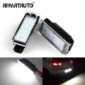 2pcs Canbus Car Led Number License Plate Light For Renault Megane 3 Clio Laguna 2 Megane 3 Twingo Master Vel Satis - Signal Lamp