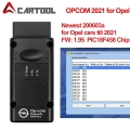 Opcom 2021 200603a With Pic18f458 Ftdi Chip Obd2 Car Diagnostic Scanner Tools For Opel Opcan Bus Can Be Flash Update - Code Read