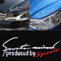 Hot Selling Car Accessories Styling Sports Mind Car Stickers Sports Mind Produced By Sport Decoration Car Eyelids Decal Vinyl