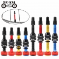 MUQZI 2PCS Bike Presta Tubeless Air Valve 40mm 60mm Tubeless Wheel Tyre F/V Valve MTB Road Bicycle Tire Parts W/Tool|Valve| -