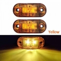 2pcs Side Marker Lights Lamps Auto Trailer Truck Warning yellow Color 12v/24v Lorry LED|Truck Light System| - Ebikpro.com